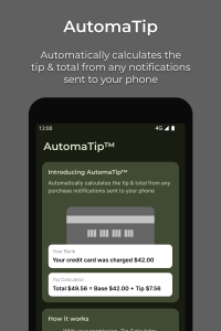 اسکرین شات 3 برنامه Tip Calculator — Clean, Simple