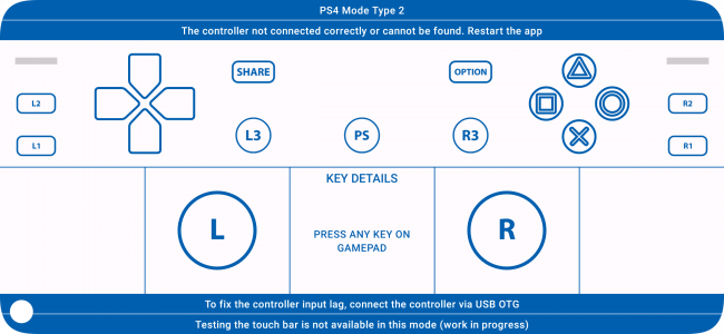 اسکرین شات برنامه PS4 controller Tester 4