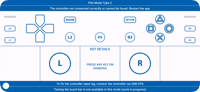 اسکرین شات 4 برنامه PS4 controller Tester