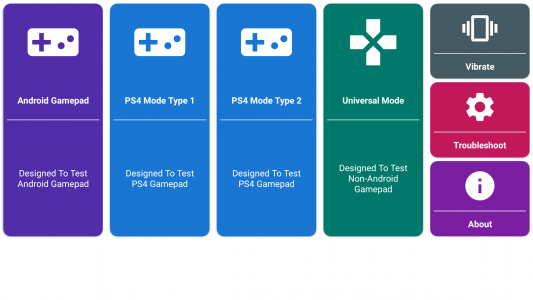 اسکرین شات برنامه Gamepad Tester 1