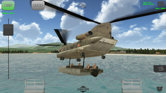 اسکرین شات بازی Chinook Helicopter Flight Sim 1