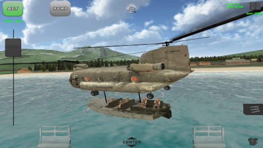 اسکرین شات بازی Chinook Helicopter Flight Sim 4