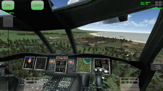 اسکرین شات بازی Chinook Helicopter Flight Sim 2