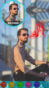 اسکرین شات برنامه Smoke Effect Photo Editor 2