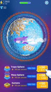 اسکرین شات بازی Idle World - Build The Planet 3