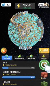 اسکرین شات 3 بازی Idle World - Build The Planet