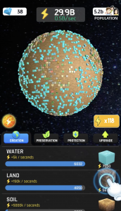 اسکرین شات 2 بازی Idle World - Build The Planet