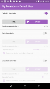 اسکرین شات برنامه My Days - Ovulation Calendar & Period Tracker ™ 4