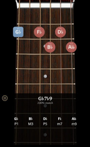 اسکرین شات برنامه ChordBank: Guitar Chords 3