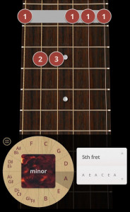 اسکرین شات برنامه ChordBank: Guitar Chords 4