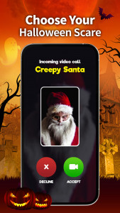 اسکرین شات 5 برنامه Call Santa Claus - Prank Call