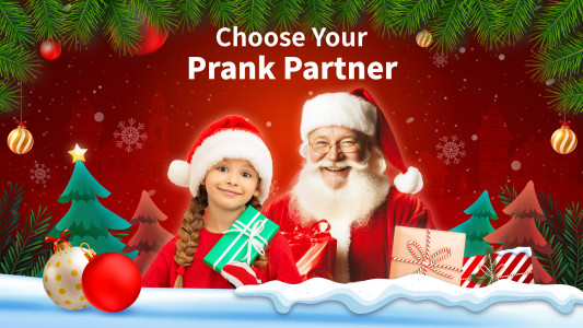 اسکرین شات 1 برنامه Call Santa Claus - Prank Call