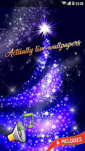 اسکرین شات برنامه Christmas Songs Live Wallpaper with Music 🎶 5