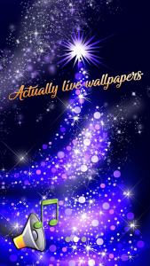 اسکرین شات 5 برنامه Christmas Songs Live Wallpaper