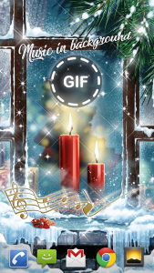 اسکرین شات 3 برنامه Christmas Songs Live Wallpaper