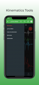 اسکرین شات 2 برنامه Physics Toolbox Accelerometer