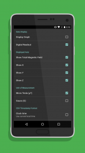 اسکرین شات 3 برنامه Physics Toolbox Magnetometer