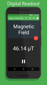 اسکرین شات 2 برنامه Physics Toolbox Magnetometer