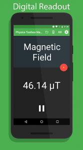 اسکرین شات برنامه Physics Toolbox Magnetometer 2