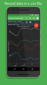 اسکرین شات 1 برنامه Physics Toolbox Magnetometer