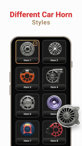 اسکرین شات 3 برنامه Car Horn Sound Simulator