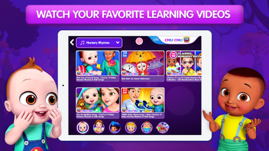 اسکرین شات برنامه ChuChu TV LITE Best Nursery Rhymes Videos For Kids 5