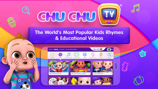 اسکرین شات برنامه ChuChu TV Nursery Rhymes Pro 1