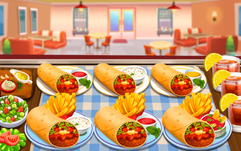 اسکرین شات برنامه Restaurant Fever Cooking Games 7