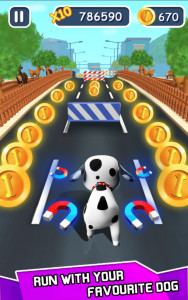 اسکرین شات برنامه Dog Run Pet Runner Games 3D 1