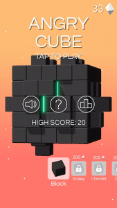 اسکرین شات بازی Angry Cube 1