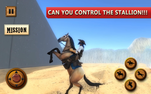 اسکرین شات 2 بازی Horse Riding: 3D Horse game