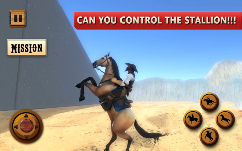 اسکرین شات 2 بازی Horse Riding: 3D Horse game