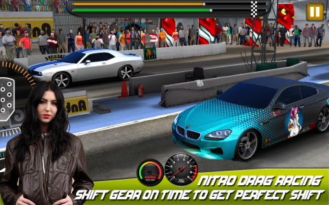 اسکرین شات بازی Fast Cars Drag Racing game 7
