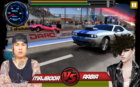 اسکرین شات بازی Fast Cars Drag Racing game 3