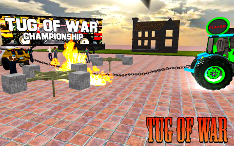 اسکرین شات 4 بازی Tug of War: Car Pull Game