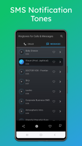 اسکرین شات 3 برنامه Ringtones for Calls & Messages
