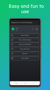 اسکرین شات 4 برنامه Ringtones for Calls & Messages