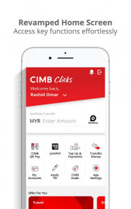 اسکرین شات برنامه CIMB Clicks Malaysia 1