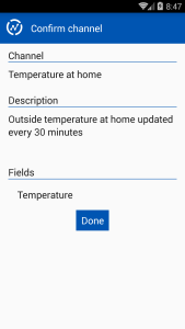 اسکرین شات 5 برنامه ThingView - ThingSpeak viewer