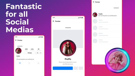 اسکرین شات 6 برنامه Profile Picture Border Frame