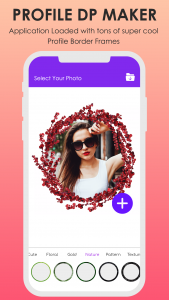 اسکرین شات 5 برنامه Profile Picture Border Frame