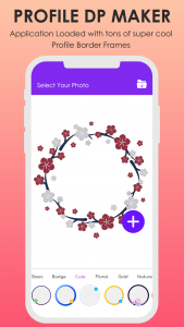 اسکرین شات 4 برنامه Profile Picture Border Frame