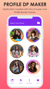 اسکرین شات 6 برنامه Profile Picture Border Frame