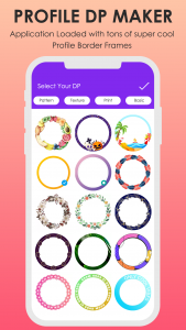اسکرین شات 3 برنامه Profile Picture Border Frame