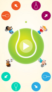 اسکرین شات بازی Circular Tennis 2 Player Games 2