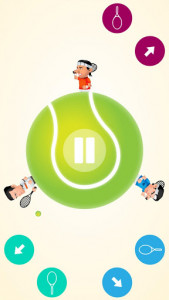 اسکرین شات بازی Circular Tennis 2 Player Games 14