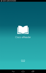 اسکرین شات برنامه Cisco eReader 1