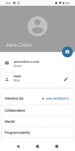 اسکرین شات برنامه Cisco SalesConnect 2