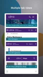 اسکرین شات 3 برنامه Citrix Secure Web