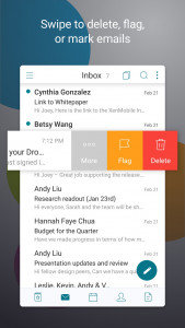اسکرین شات 1 برنامه Citrix Secure Mail